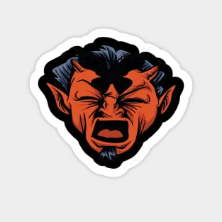 Devil Face Fantasy Sticker